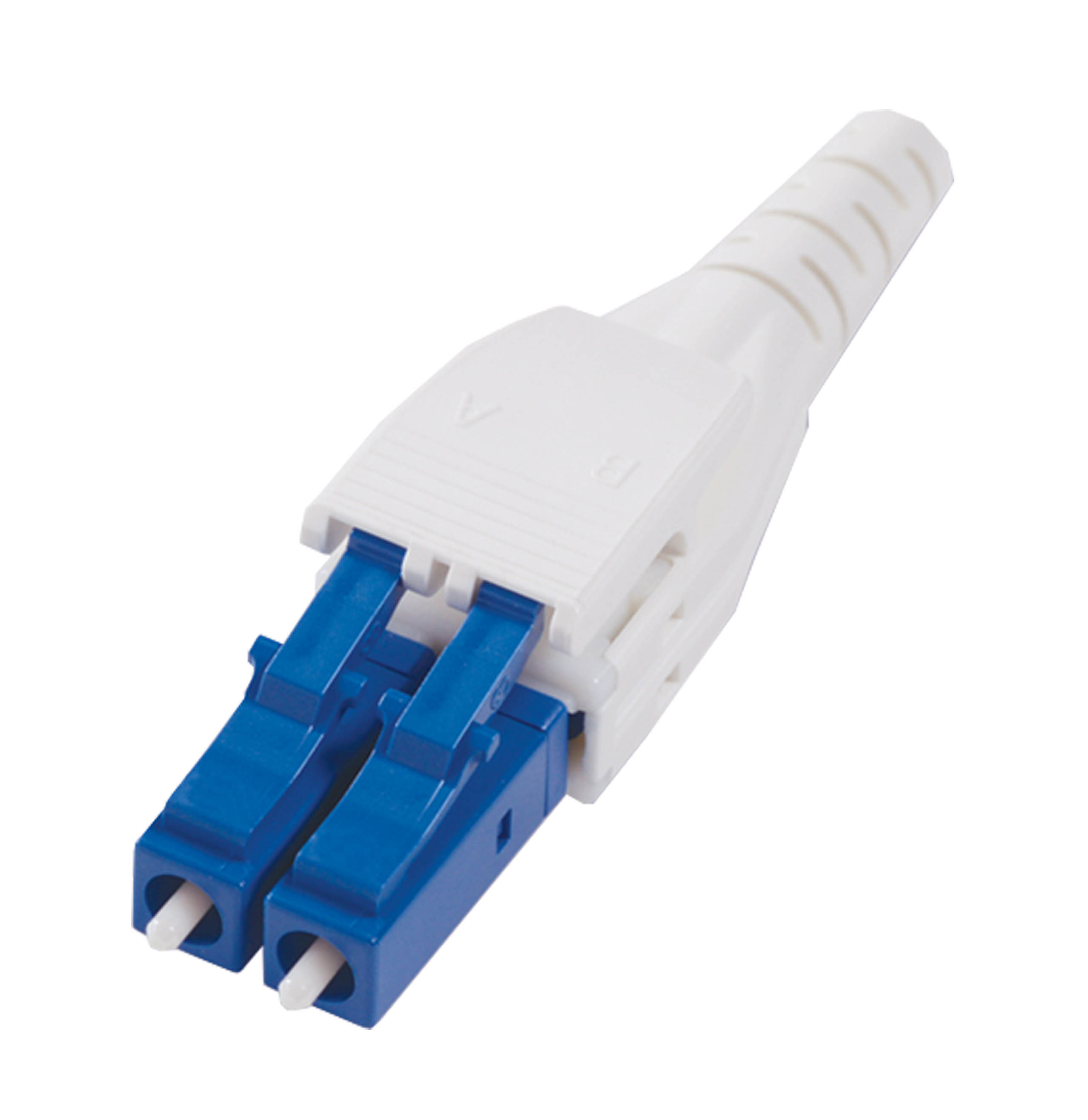 Connecteur optique de duplex de la fibre LC d'Uniboot, connecteur de